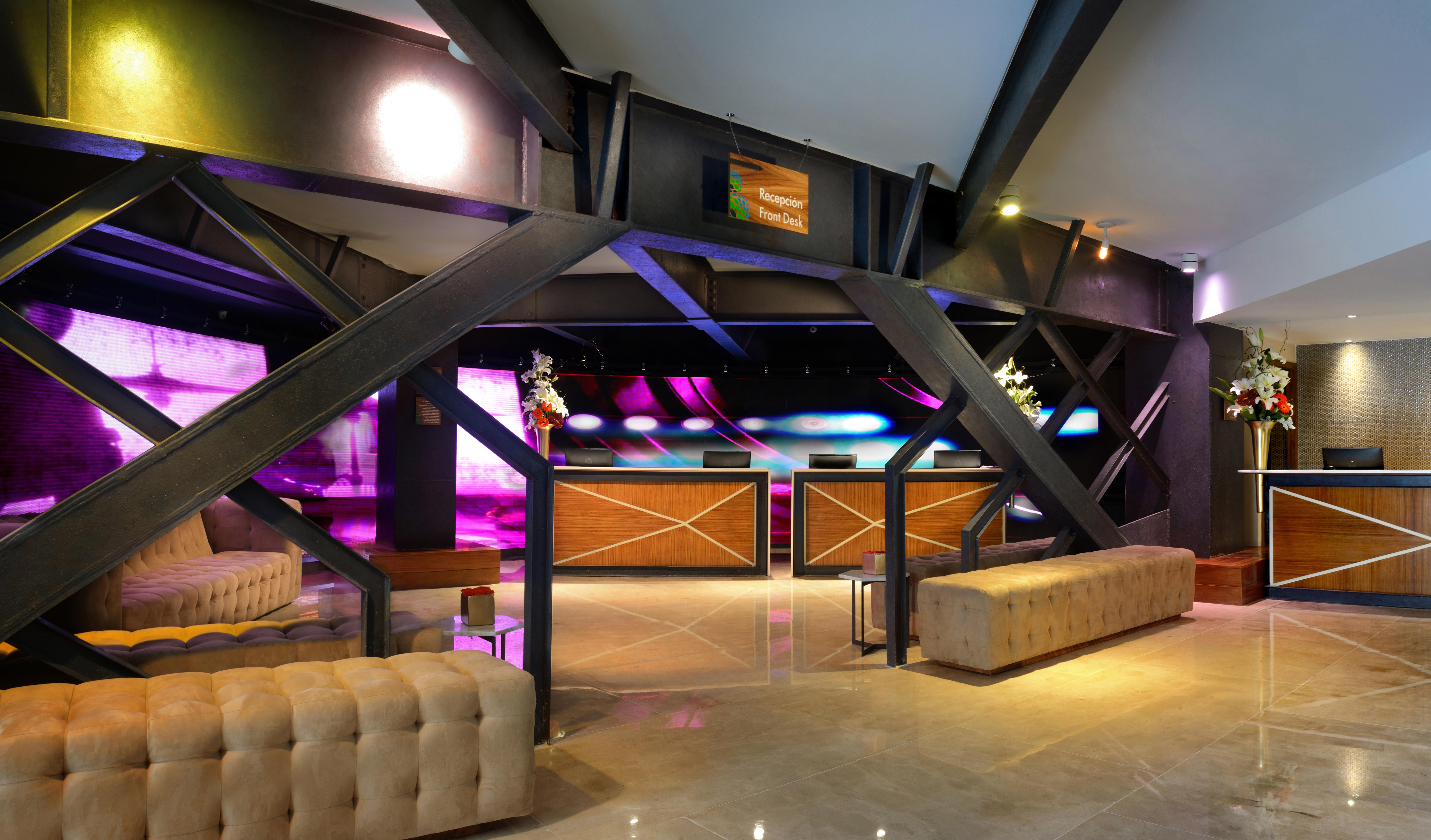 Hard Rock Hotel Guadalajara سابوبان المظهر الخارجي الصورة The lobby of the hotel